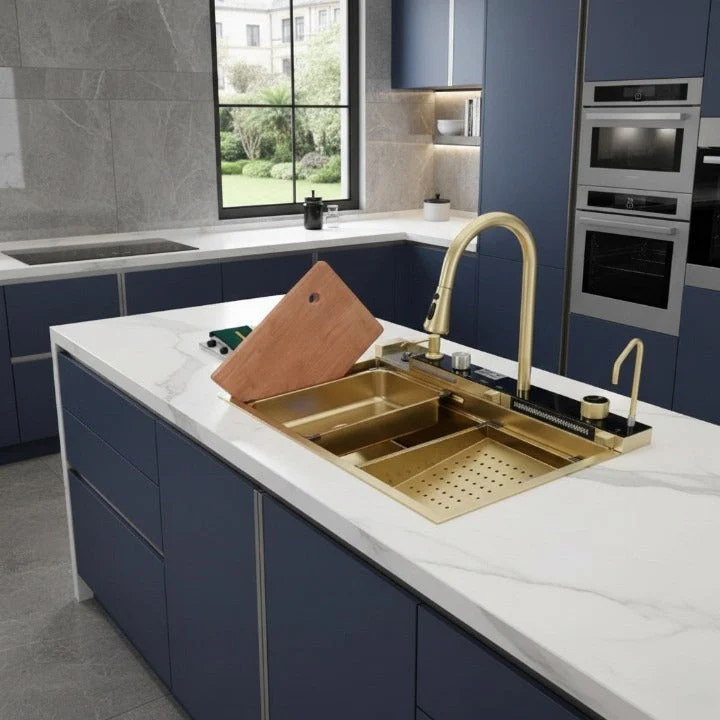 Modular Modern Craft Multi-Layer Kitchen Sink - Image 4