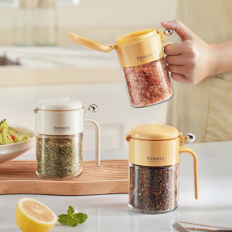 Moisture Block Glass Seasoning Jar