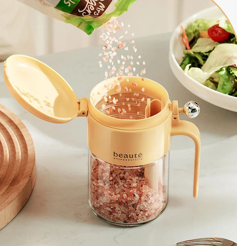 Moisture Block Glass Seasoning Jar - Image 3