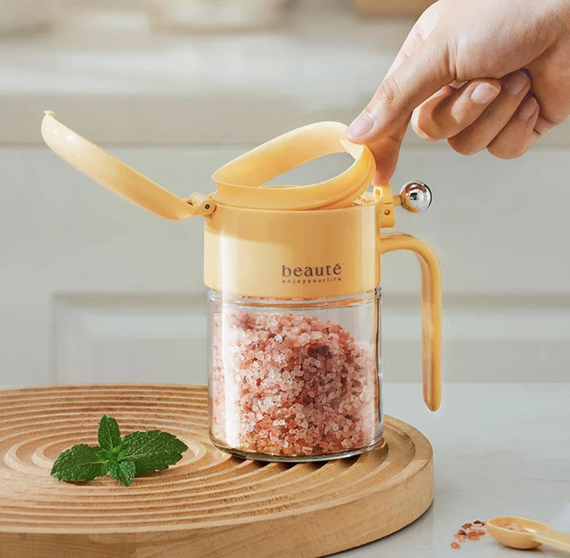 Moisture Block Glass Seasoning Jar - Image 4