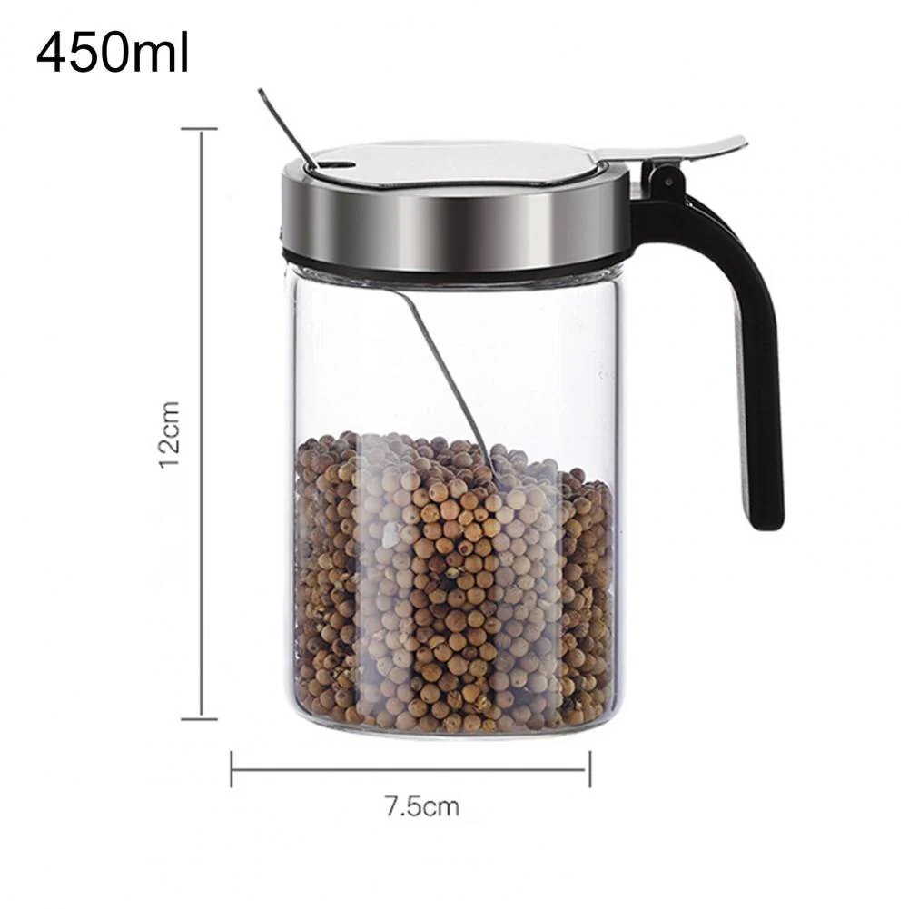 Moisture Proof Elegant Glass Seasoning Storage Jar - Image 10