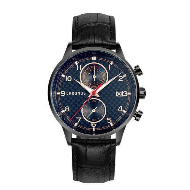 Montre Luxury Genuine Leather Strap Watch - Image 2