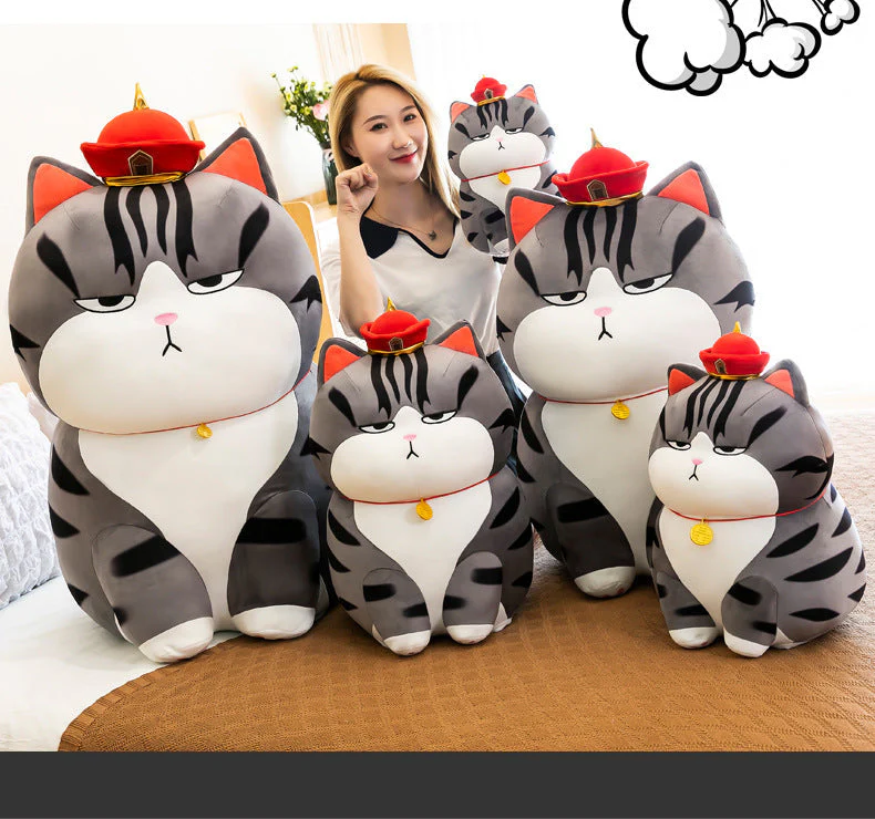 Moody Cat Soft Cuddly Plush Pillow - Image 8