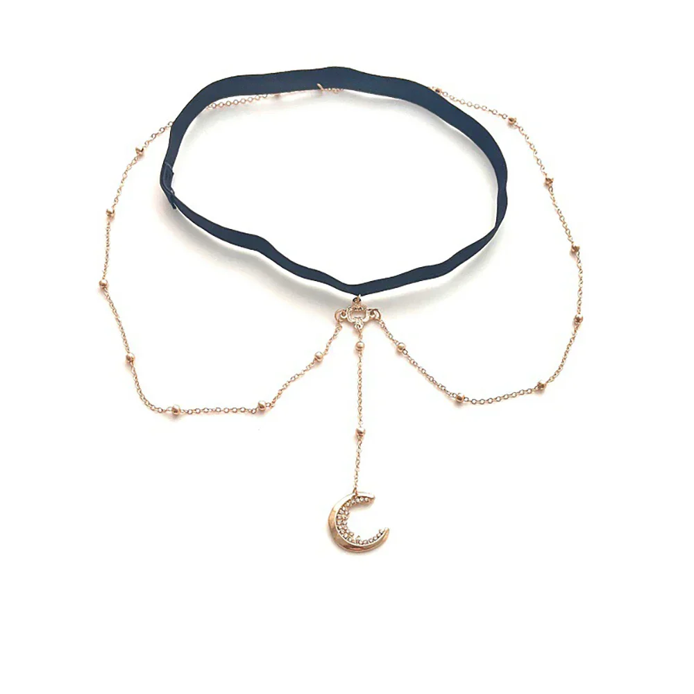 Moon Charm Adjustable Elegant Rhinestone Jewelry - Image 3