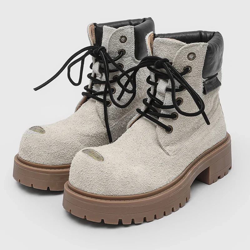 Mossy Green Anti-Slip Combat Boots - Image 10