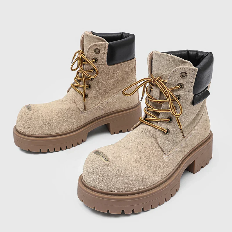 Mossy Green Anti-Slip Combat Boots - Image 12