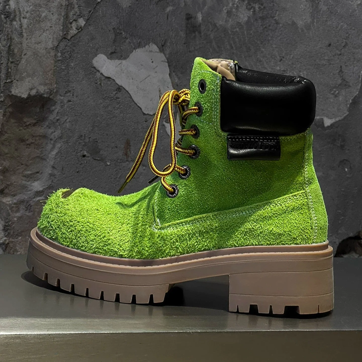 Mossy Green Anti-Slip Combat Boots - Image 2
