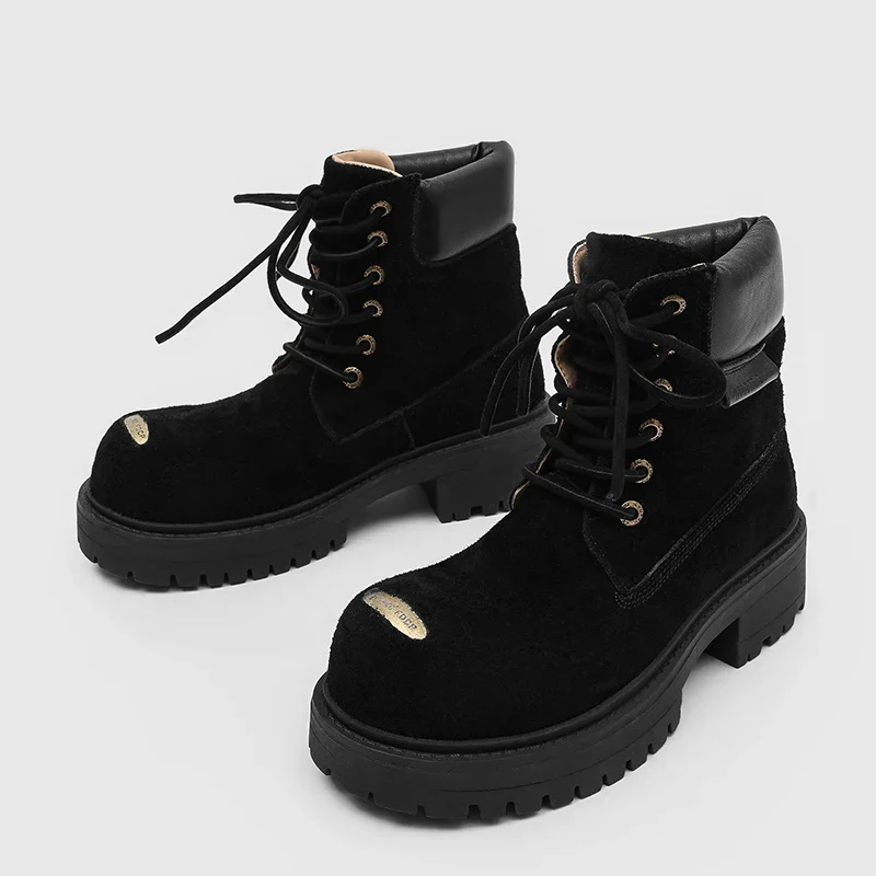 Mossy Green Anti-Slip Combat Boots - Image 8