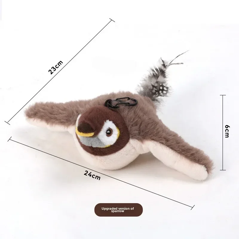 Motion-Activated Chirping Bird Interactive Cat Toy - Image 5