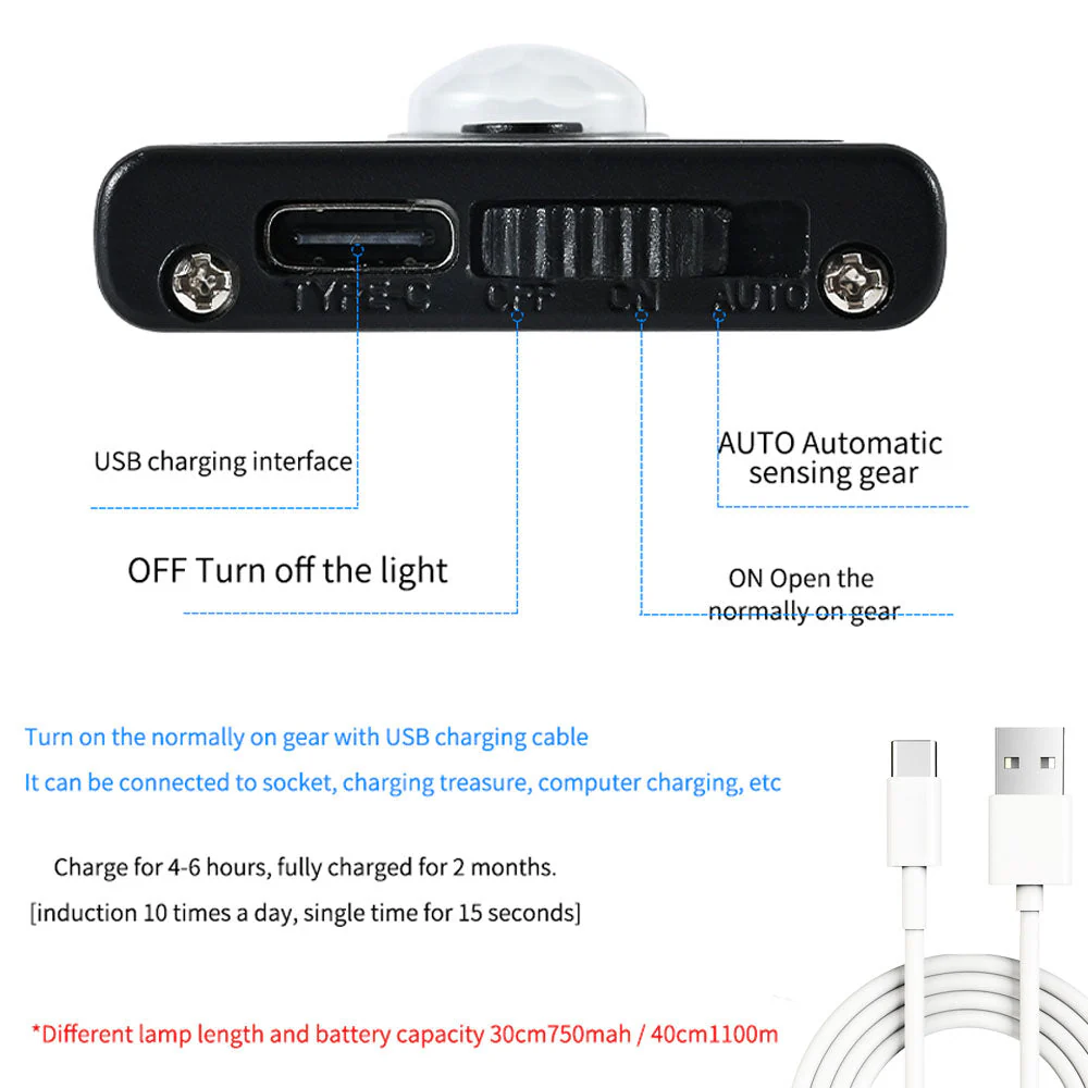 Motion Sensor Cabinet USB Light - Image 5