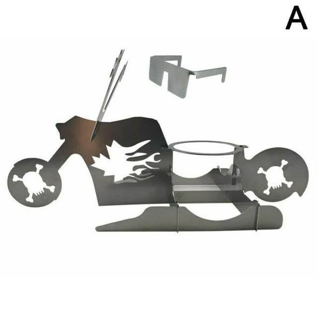 Motorcycle Chicken Grill Stand Rack - Image 9