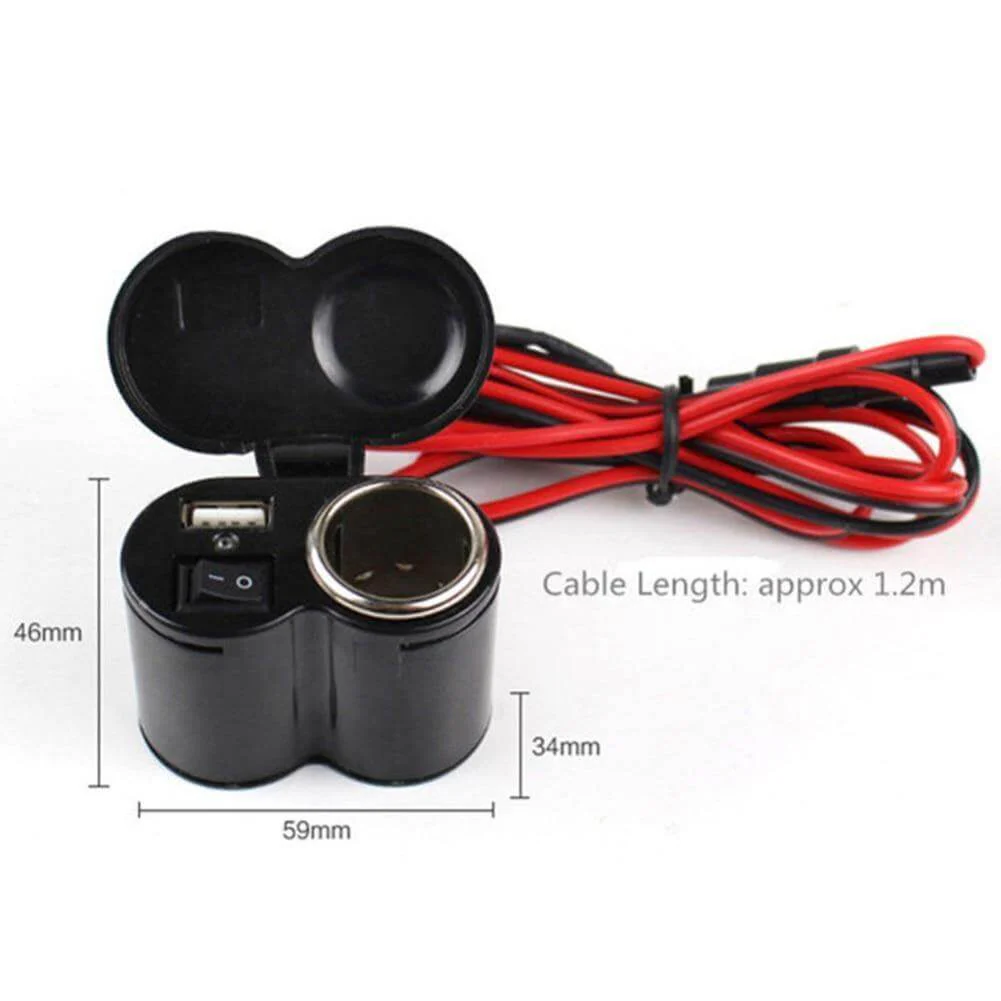 Motorcycle Waterproof USB Power Charging Port - Image 6