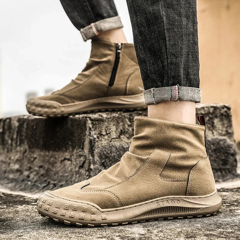 Motorcycle Weather-Resistant Slip-On Boots - Image 2