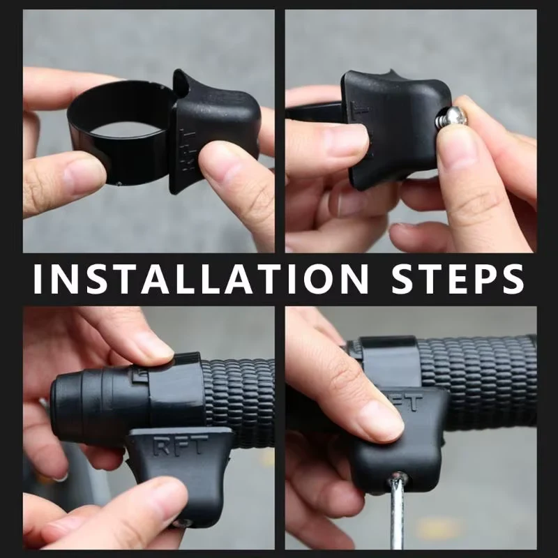 Motorcycle Wrist Rest Throttle Control Grip Booster - Image 3