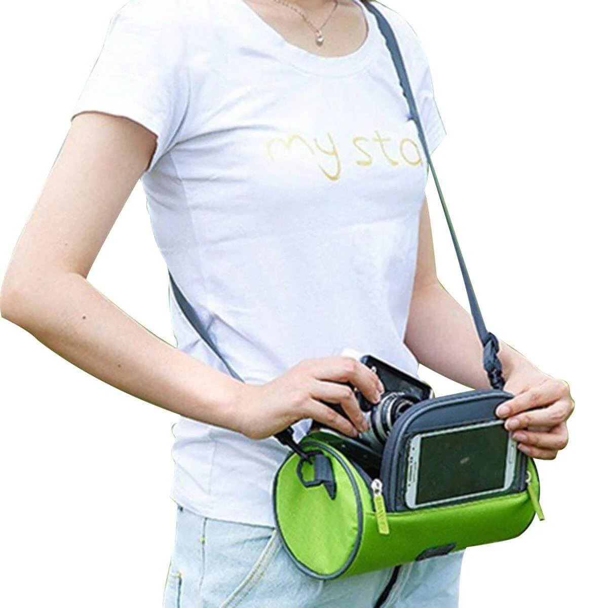 Mountain Bike Transparent Phone Holder Storage Bags - Image 5