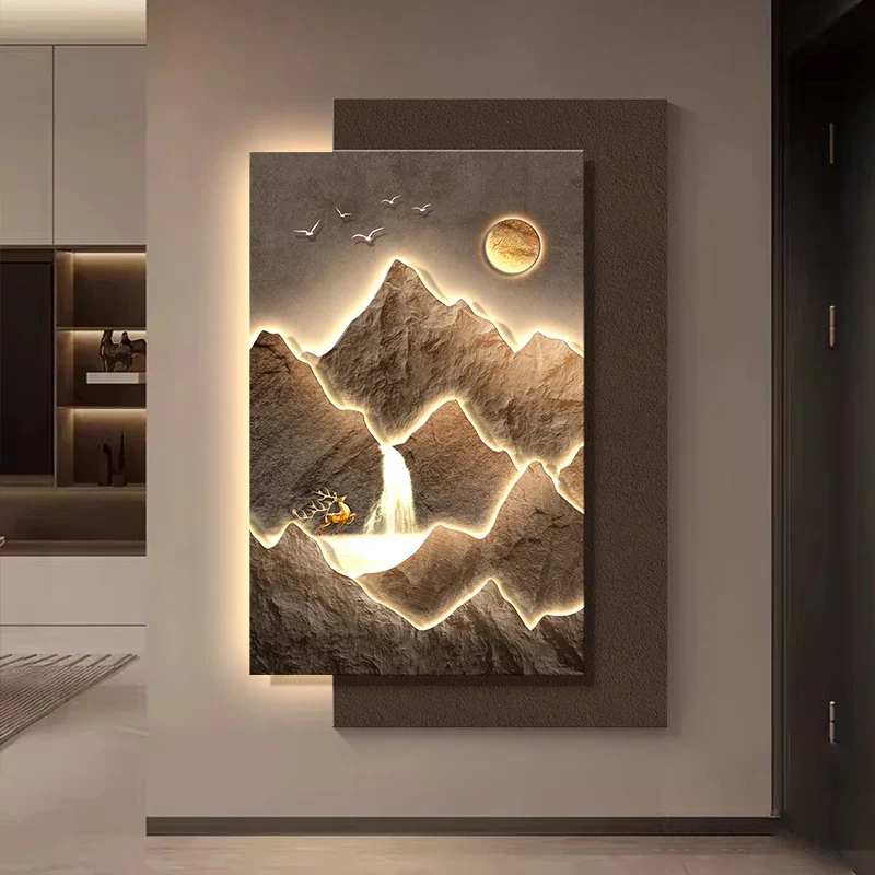 Mountain Landscape Modern Wall Art - Image 4