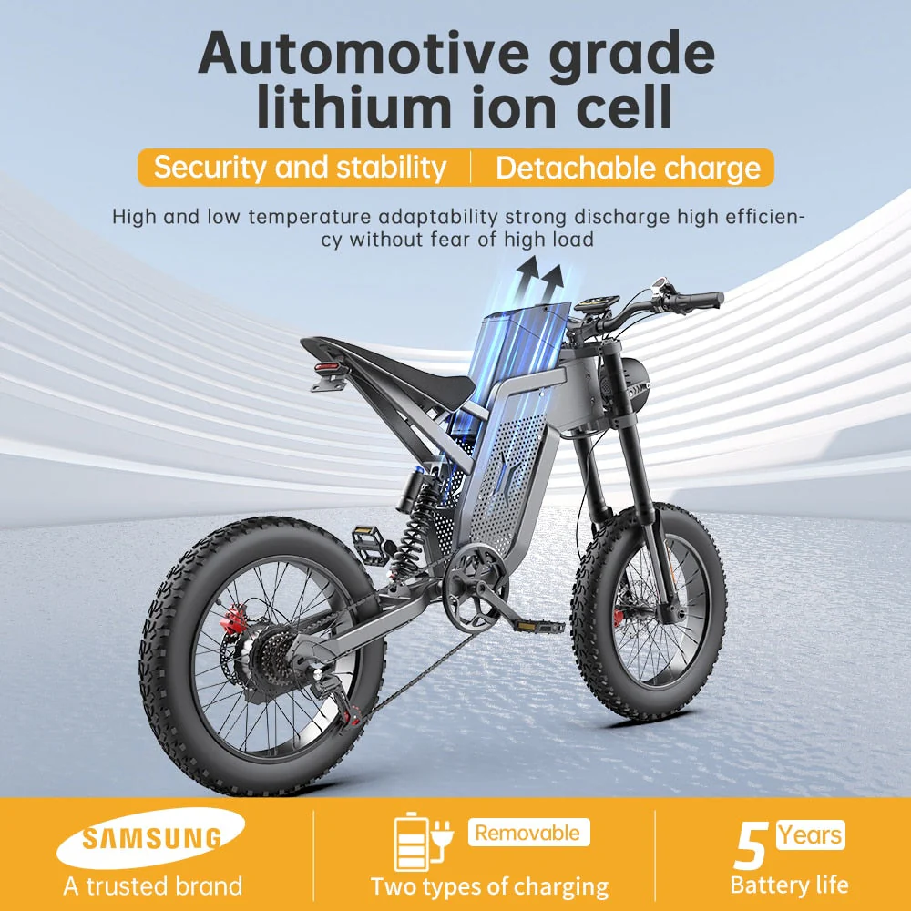 Mountain Monster Snow Electric Bike - Image 2