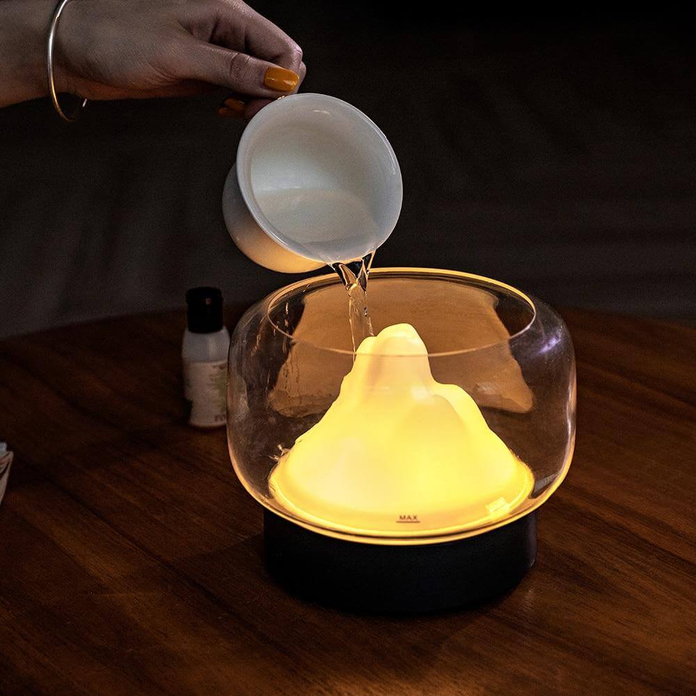 Moutain View Essential Oil Aromatherapy Diffuser Lamp - Image 2