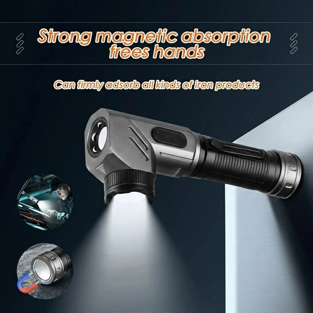Multi-Angle EDC Magnetic Work Flashlight - Image 4
