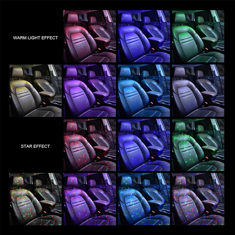 Multi-Color USB Car Atmosphere RC Light - Image 8