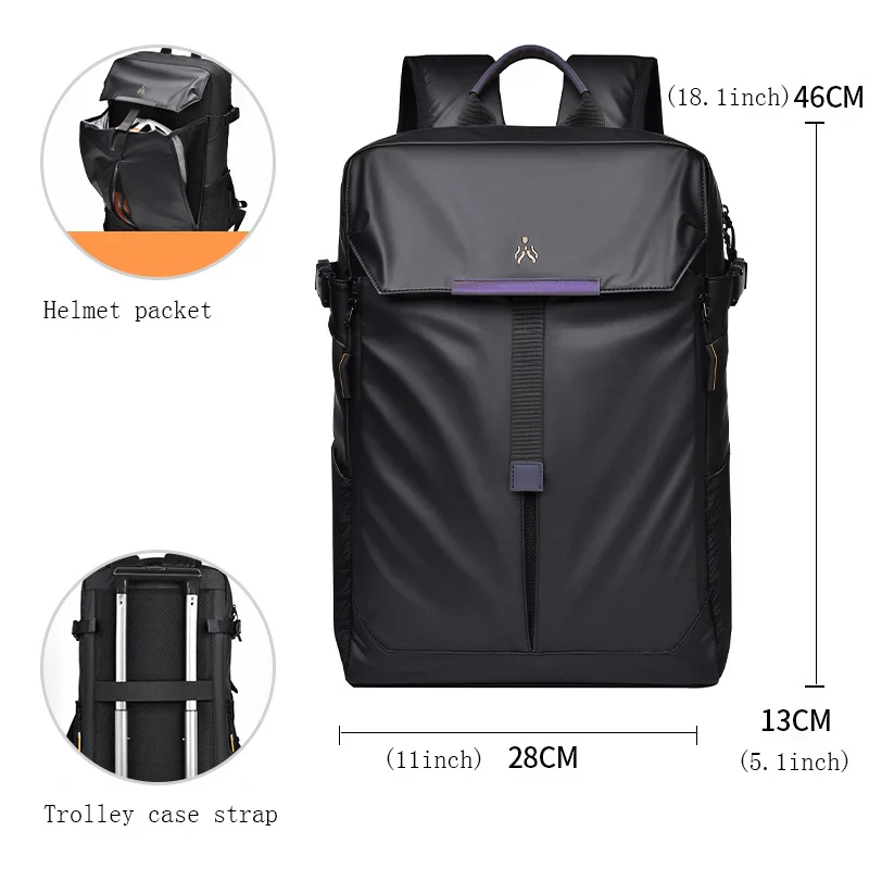Multi-Compartment Urban Life Travel Backpack - Image 11