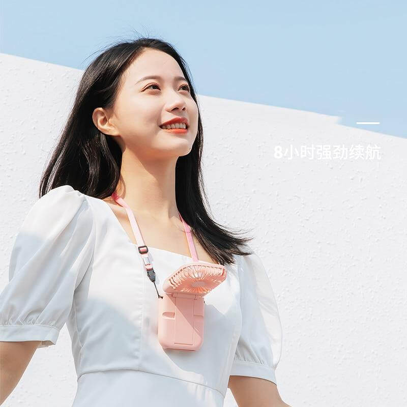 Multi-function Power Bank Neck Fan - Image 2