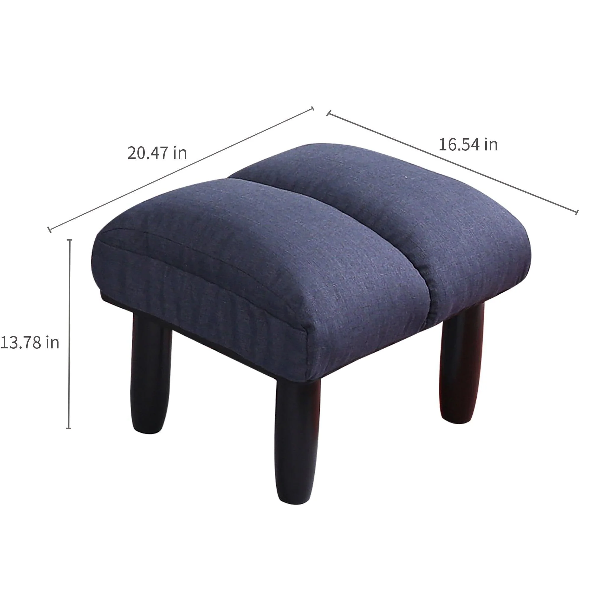 Multi-Functional Reclining Single Floor Chair with Ottoman - Image 6