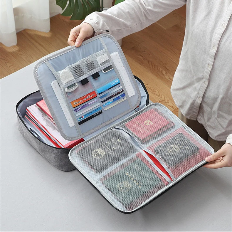 Multi-Layer Large Travel Document Bag - Image 20