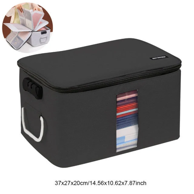 Multi-Layer Large Travel Document Bag - Image 26