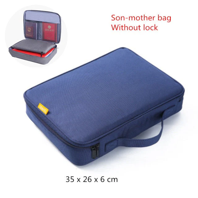 Multi-Layer Large Travel Document Bag - Image 4
