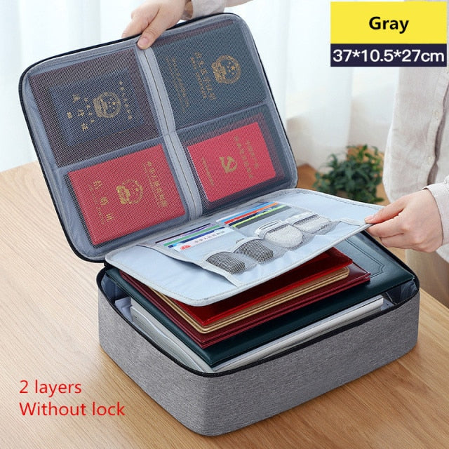 Multi-Layer Large Travel Document Bag - Image 6