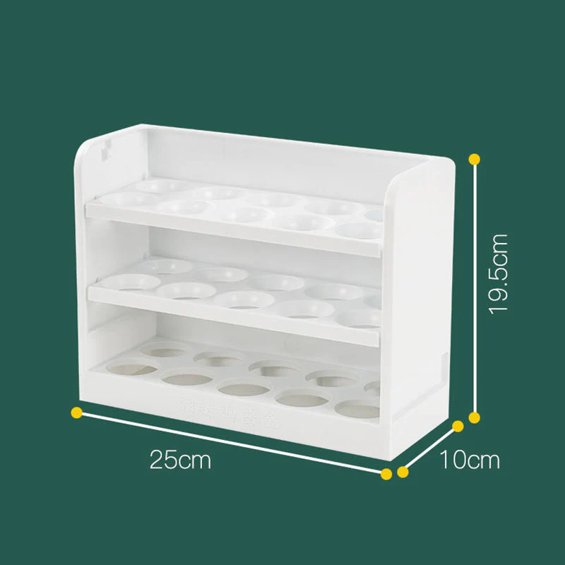 Multi-Layer Practical Egg Fridge Organizer Box - Image 5