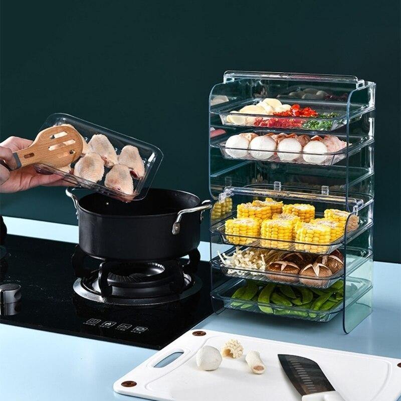 Multi-Layer Stackable Kitchen Storage Rack - Image 6