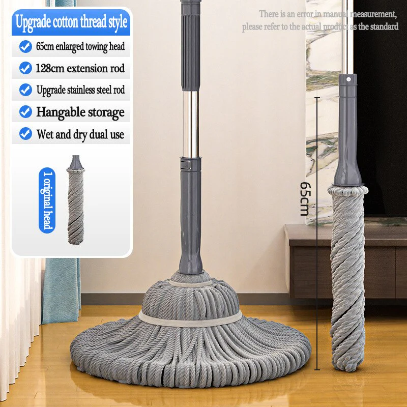 Multi Lazy Clean Self-Wring Mop - Image 5