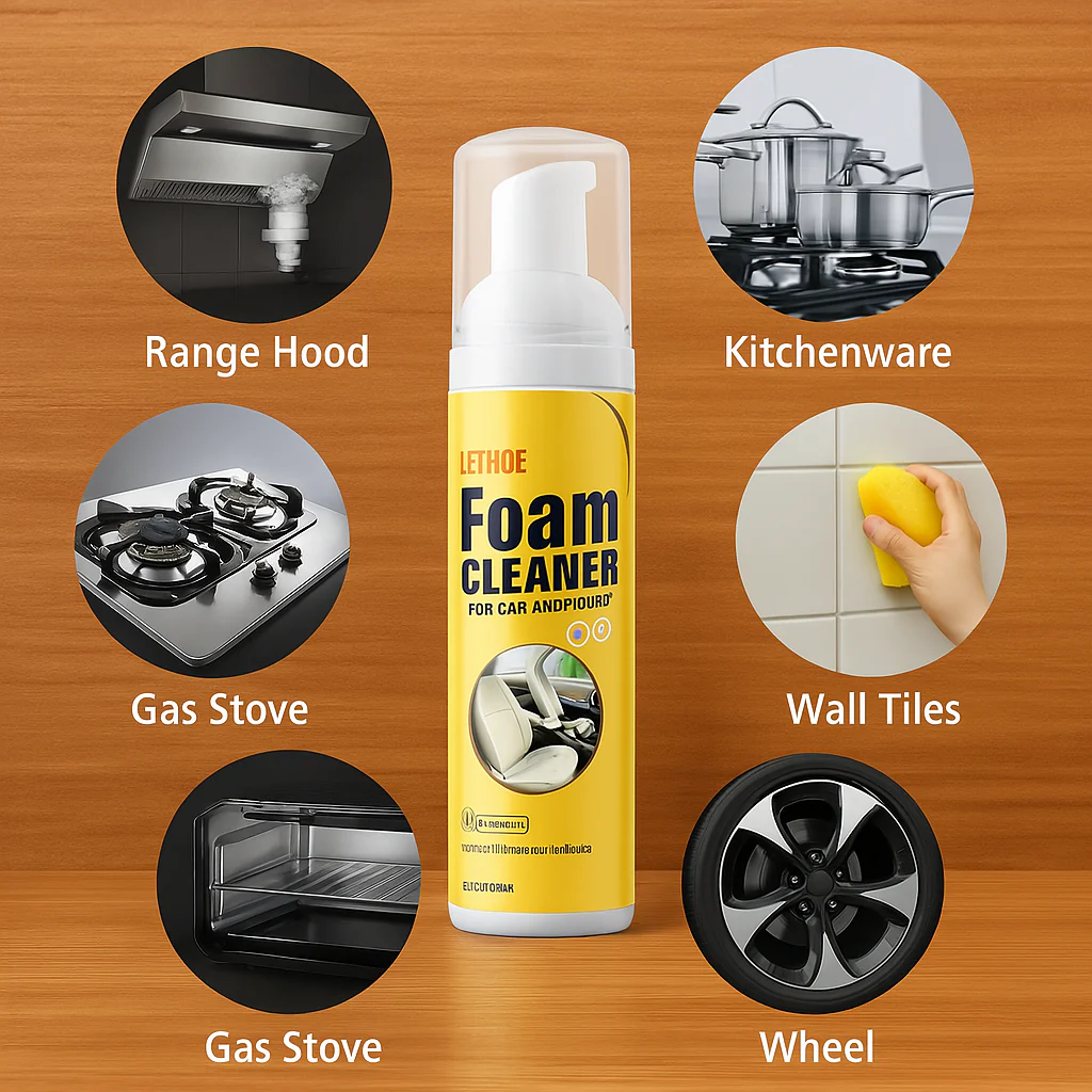 Multi-Purpose Easy Cleaning Foam Cleaner Spray - Image 3