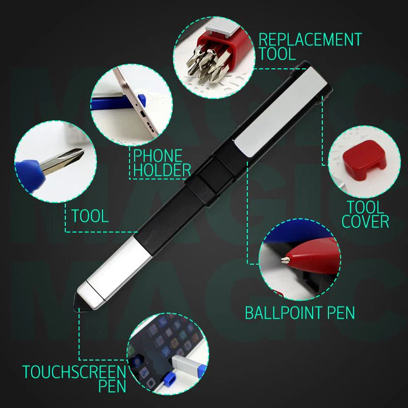Multi-Tool Phone Holder Mini Screwdriver Pen - Image 4