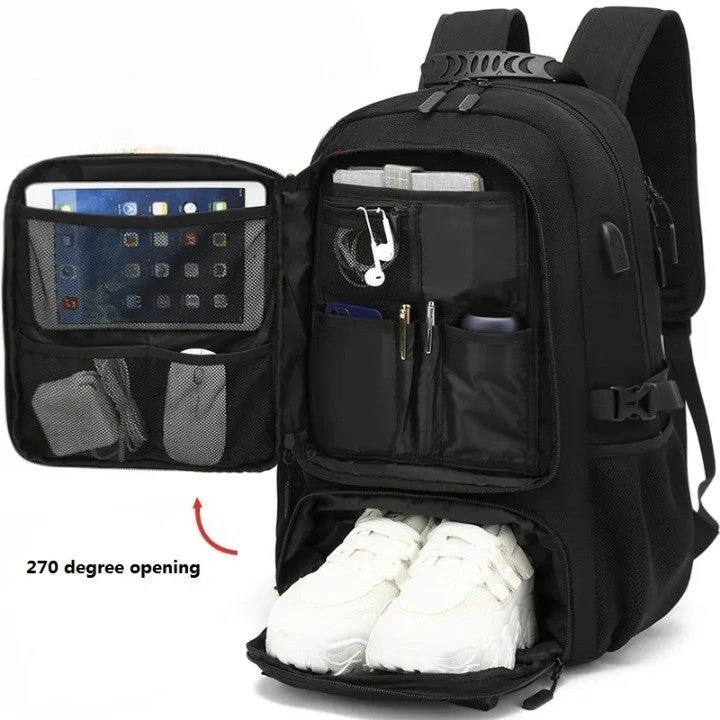 Multi-Utility USB Outdoor Large Capacity Backpack - Image 2