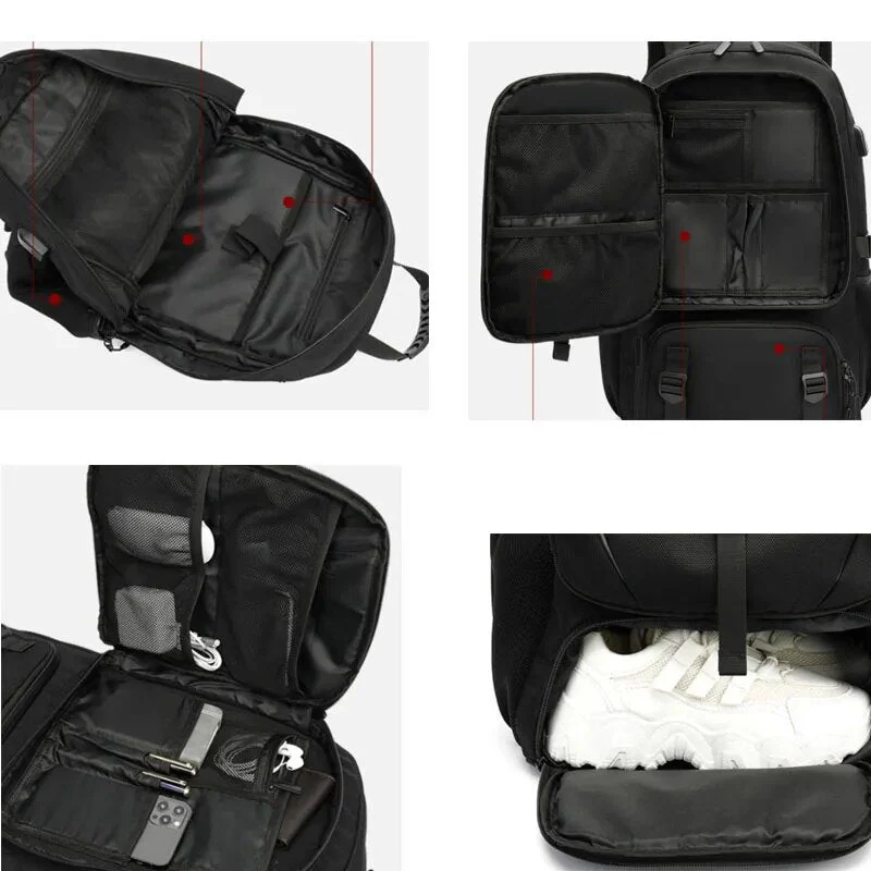 Multi-Utility USB Outdoor Large Capacity Backpack - Image 4