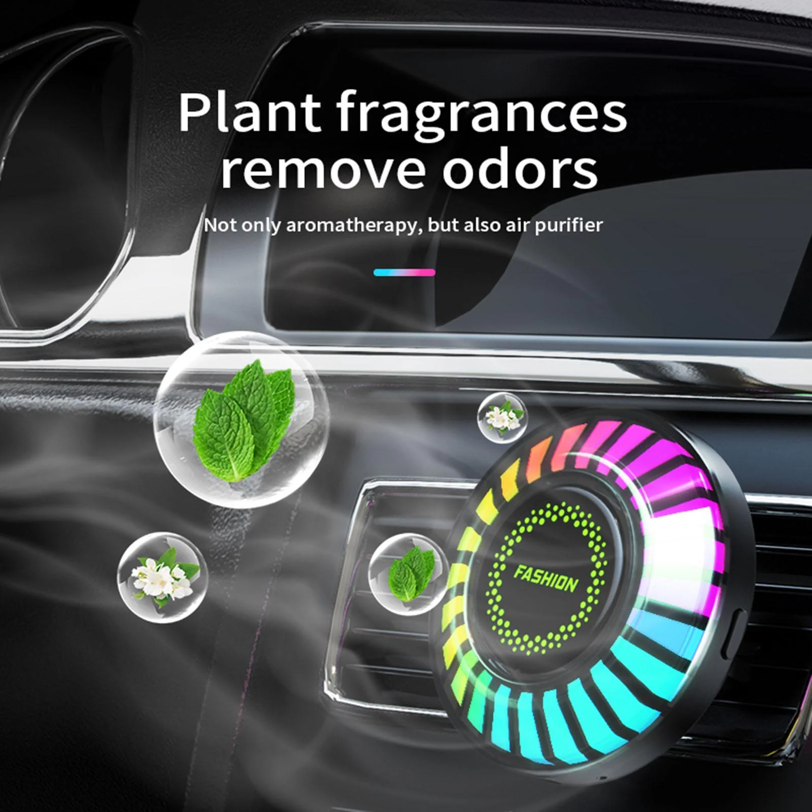 Multicolor Car Fragrance LED Rhythm Light - Image 4