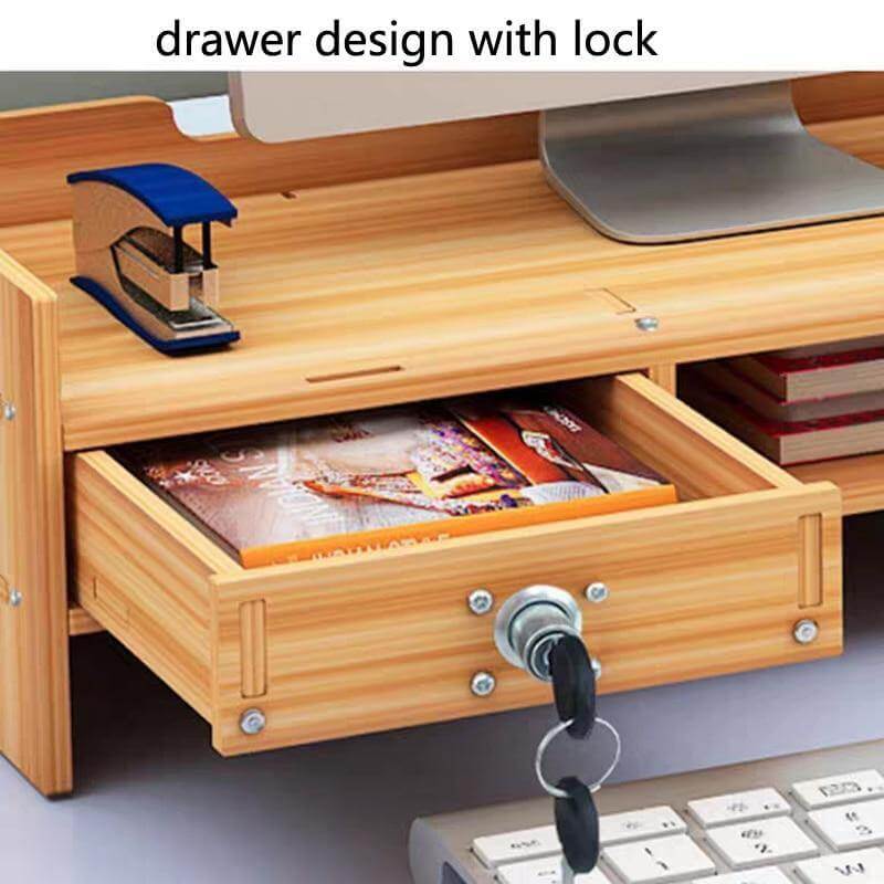 Multifunction Desktop Monitor Riser Computer Organizer - Image 8