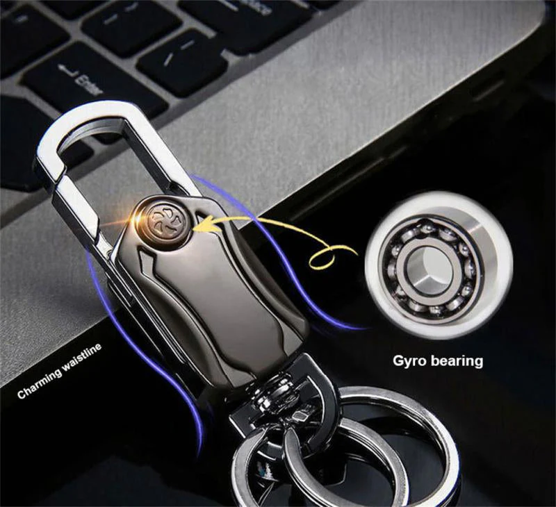 Multifunctional 360 Rotating Car Keychain - Image 4