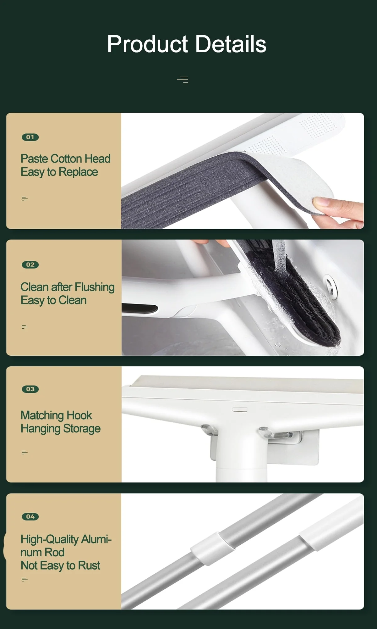 Multifunctional Adjustable Window Cleaning Wiper Brush - Image 6
