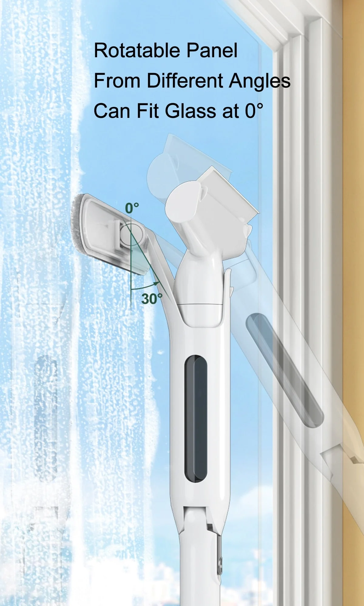 Multifunctional Adjustable Window Cleaning Wiper Brush - Image 9