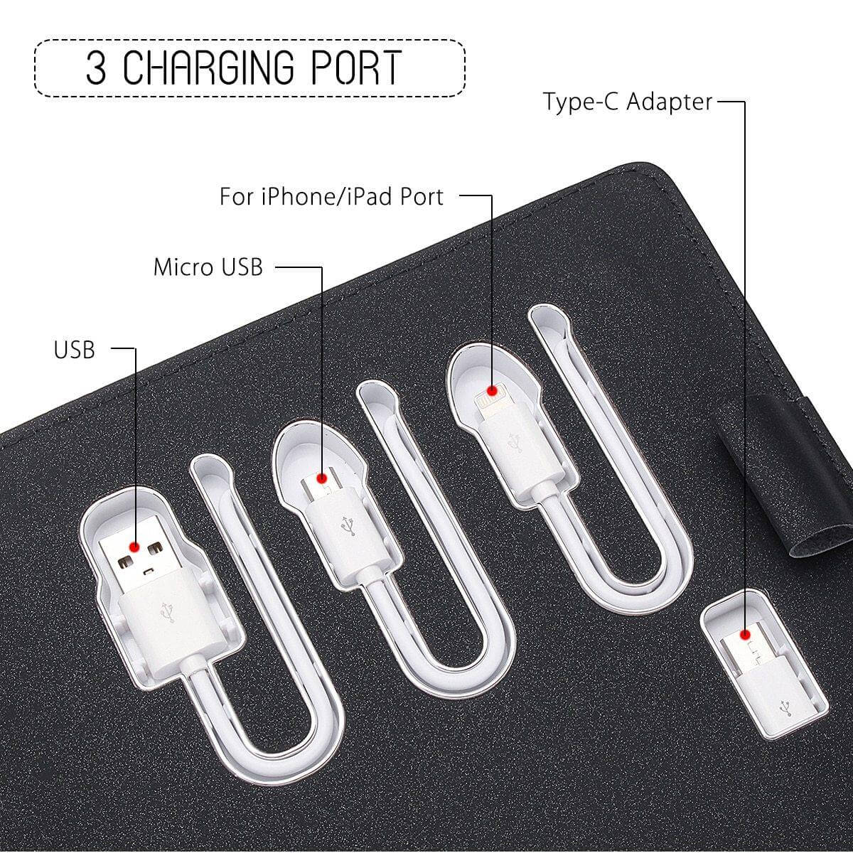 Multifunctional All in one Elegant USB Charging Gadget Notebook - Image 2