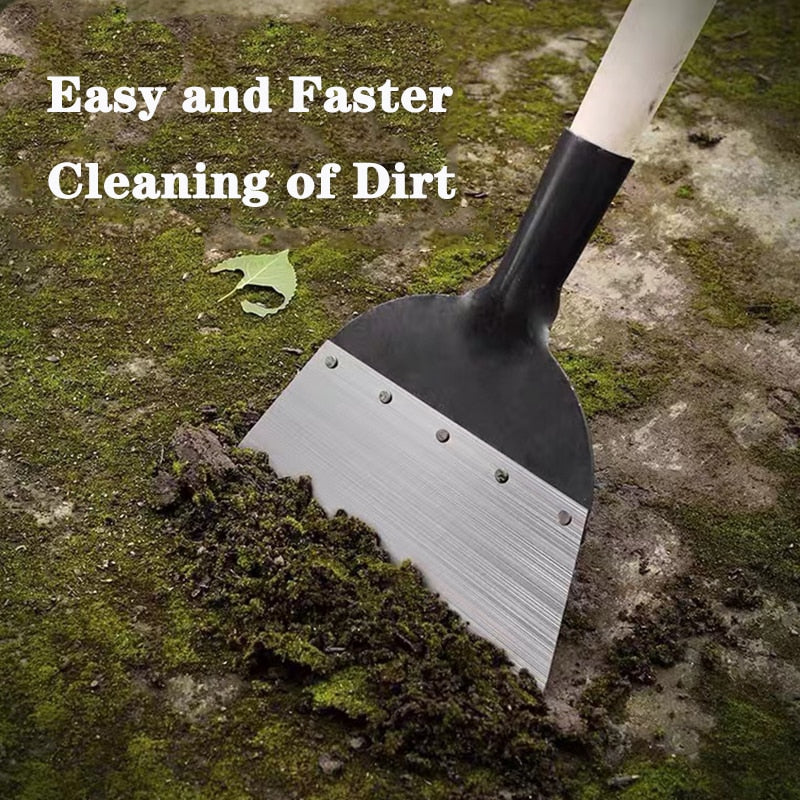 Multifunctional All-Steel Garden Cleaning Shovel - Image 2