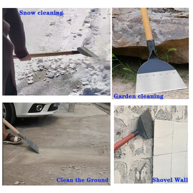 Multifunctional All-Steel Garden Cleaning Shovel - Image 5
