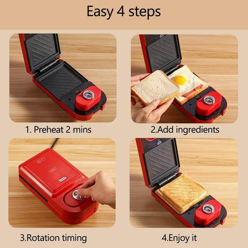 Multifunctional Breakfast Waffle Maker - Image 4