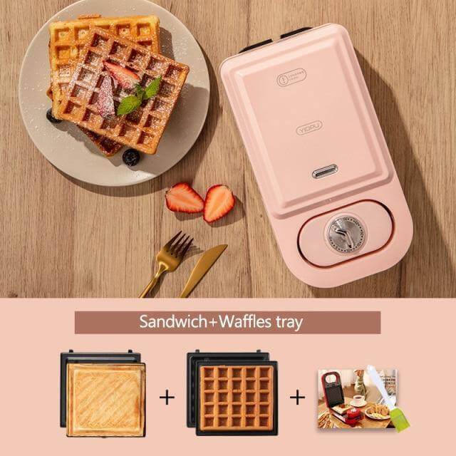 Multifunctional Breakfast Waffle Maker - Image 8