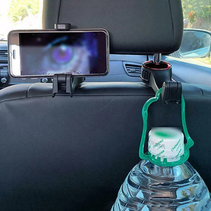 Multifunctional Car Back Seat Phone Holder Hanger - Image 4