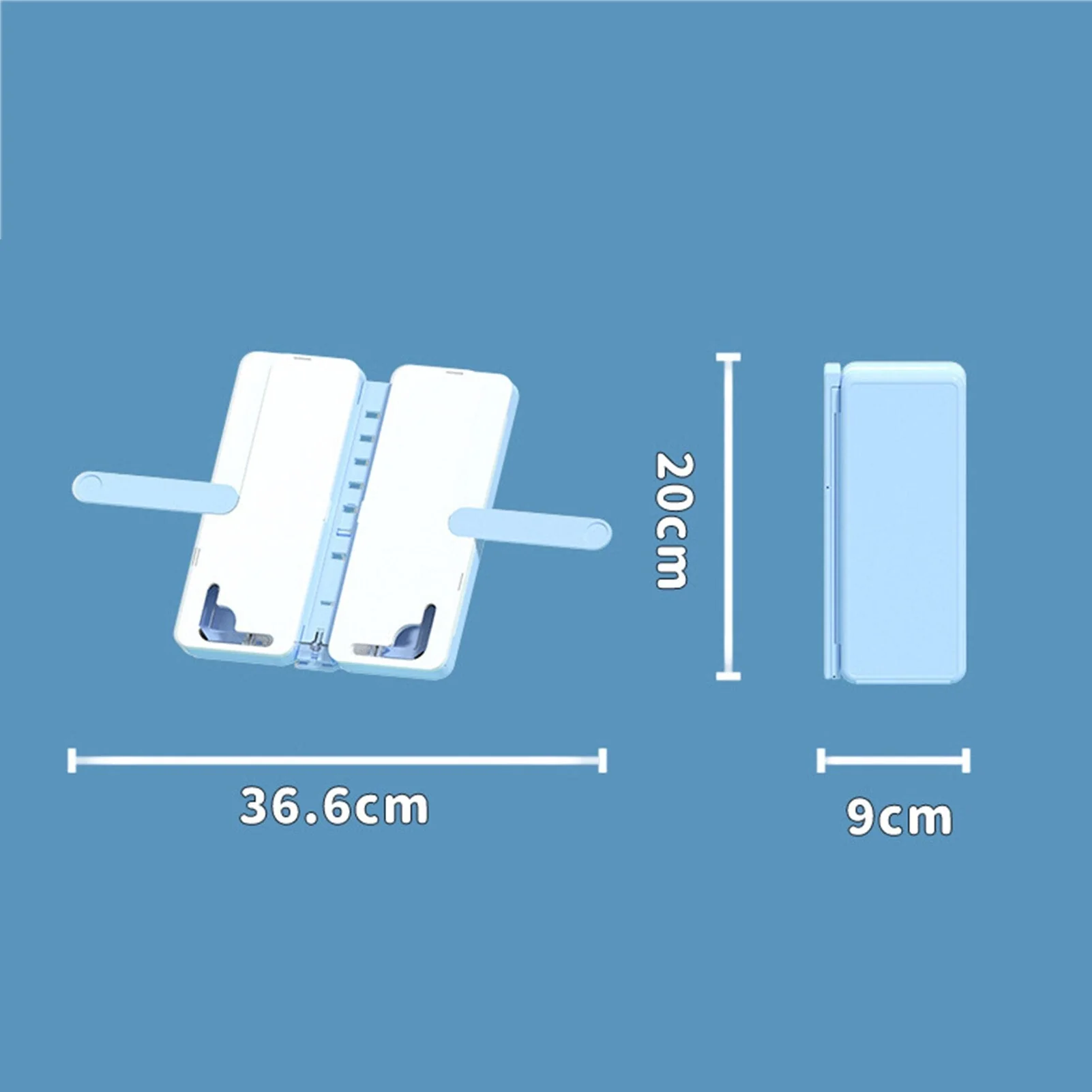 Multifunctional Foldable Book Holder Stationery Box - Image 7